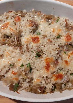 Foto di Riso e carciofi alla Brindisina