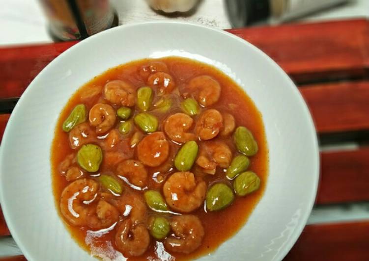 Bagaimana Menyiapkan Udang Kecap Inggris Pete yang Enak Banget