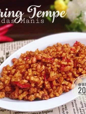 Cara Mudah Membuat Resep Kering Tempe Pedas Manis yang Uenak Anti Ribet, Mantap Sekali