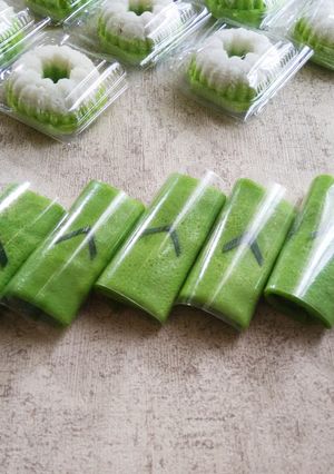 Foto resep Dadar Gulung Pandan Suji Klasik