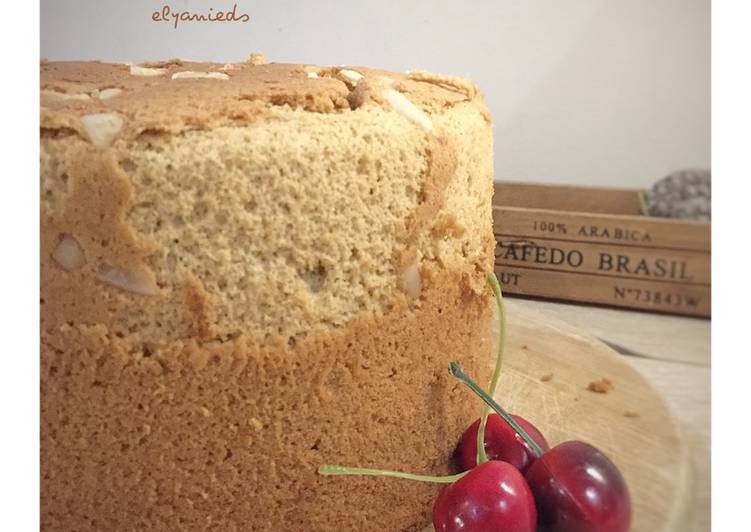 Chiffon cake gula merah