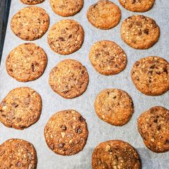 Mixed Nut Chocolate Chip Cookies A picture of Mixed Nut Chocolate Chip Cookies.