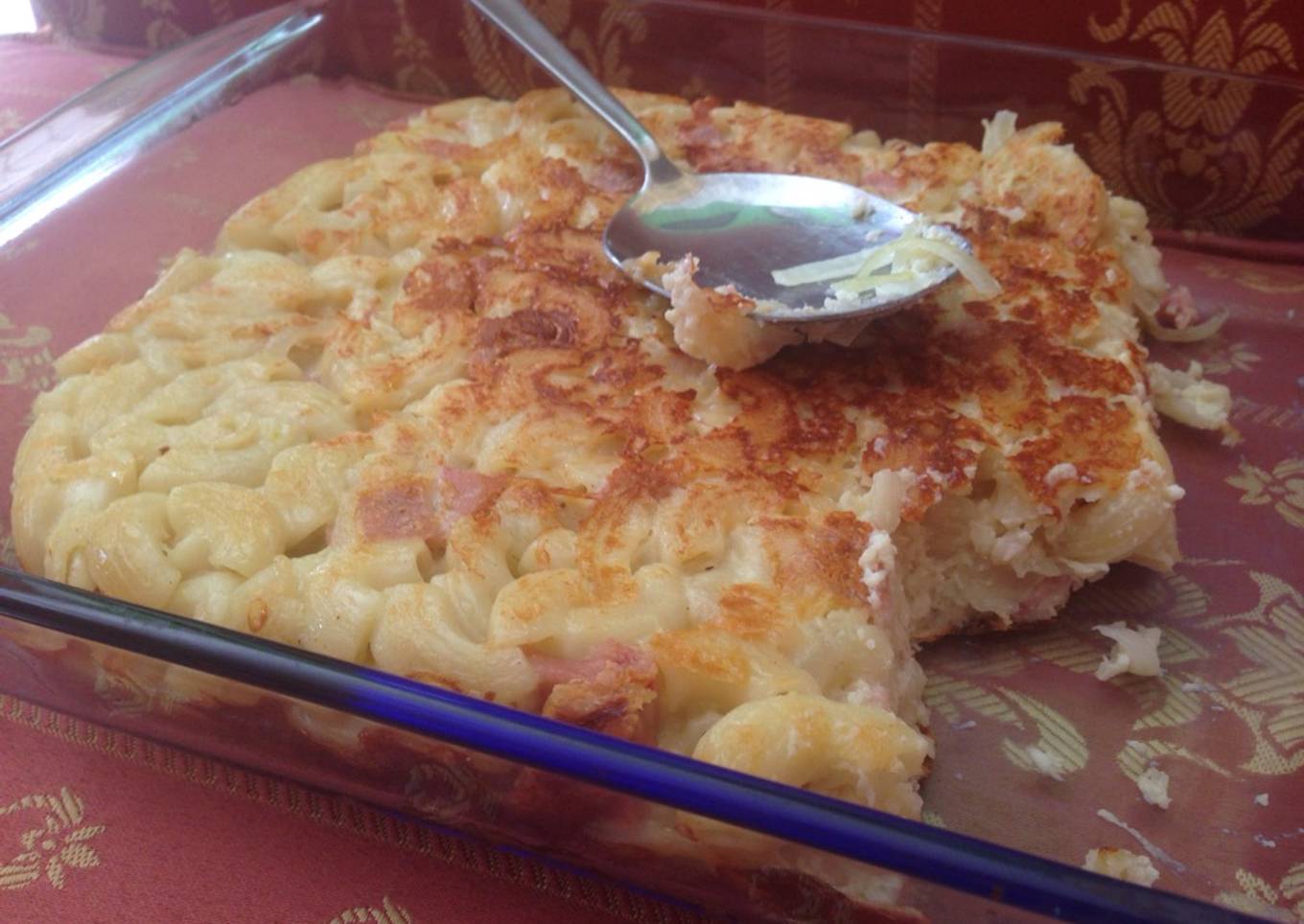 Macaroni schotel (panggang)