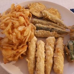 Japanese assorted Tempura(GF) A picture of Japanese assorted Tempura(GF).