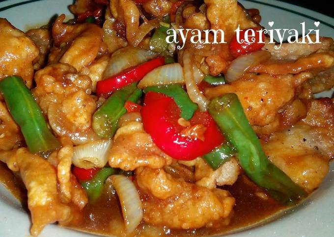 Ayam goreng tepung teriyaki