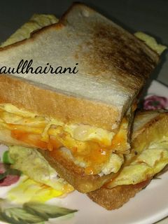 Foto resep Roti John Rumahan (Omelete Bread)