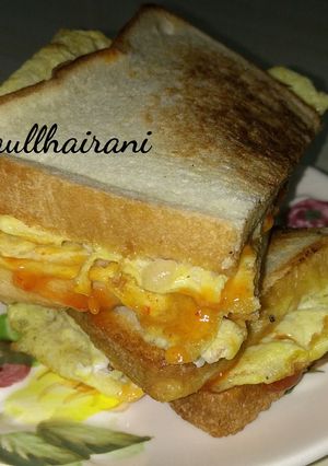 Foto resep Roti John Rumahan (Omelete Bread)
