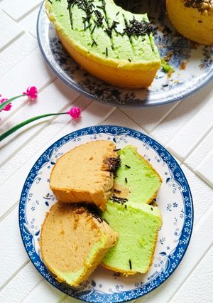 Foto resep Bolu Pandan Ekonomis 5 Telur Kocok All In One...Praktis