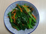 麻香蒜紅蘿蔔芥蘭菜