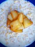 Porridge con composta di pere