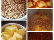 A picture of potatoes for veggies