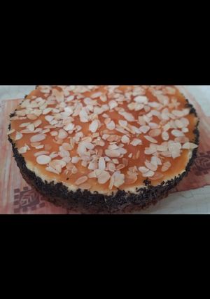صورة لوصفة تارت باردة بالكريم باتيسير وكراميل 😋