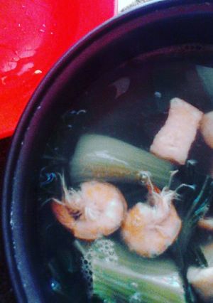 Foto resep Sop Udang Tahu Susu