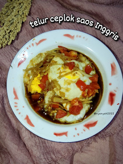 Foto resep Telur ceplok saos Inggris
