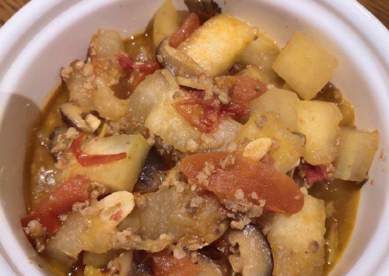 Melon with Ground Pork