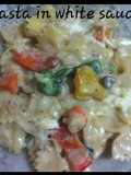 Pasta in white sauce