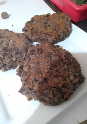 Una foto de Hamburguesas de porotos negros