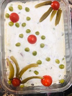 عکسی از دستور سالاد الویه