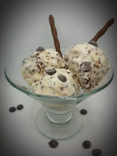 Una foto de Helado stracciatella