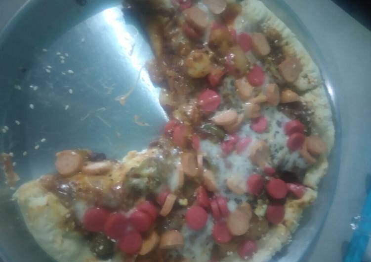 Resep Pizza sosis, Lezat