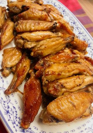 รูปของ ปีกไก่อบซอส