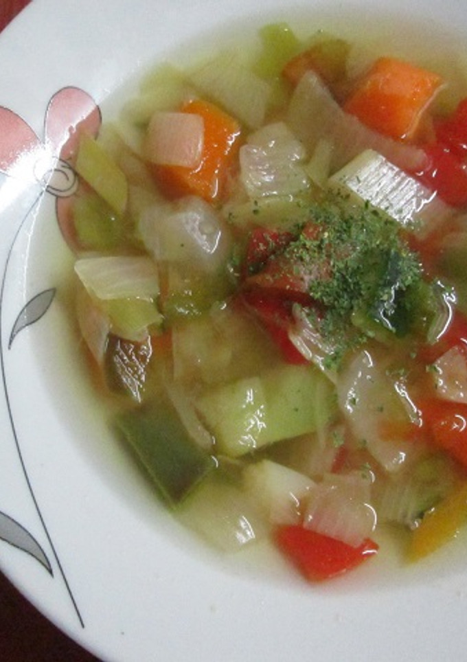 Una foto de Sopa quemagrasas