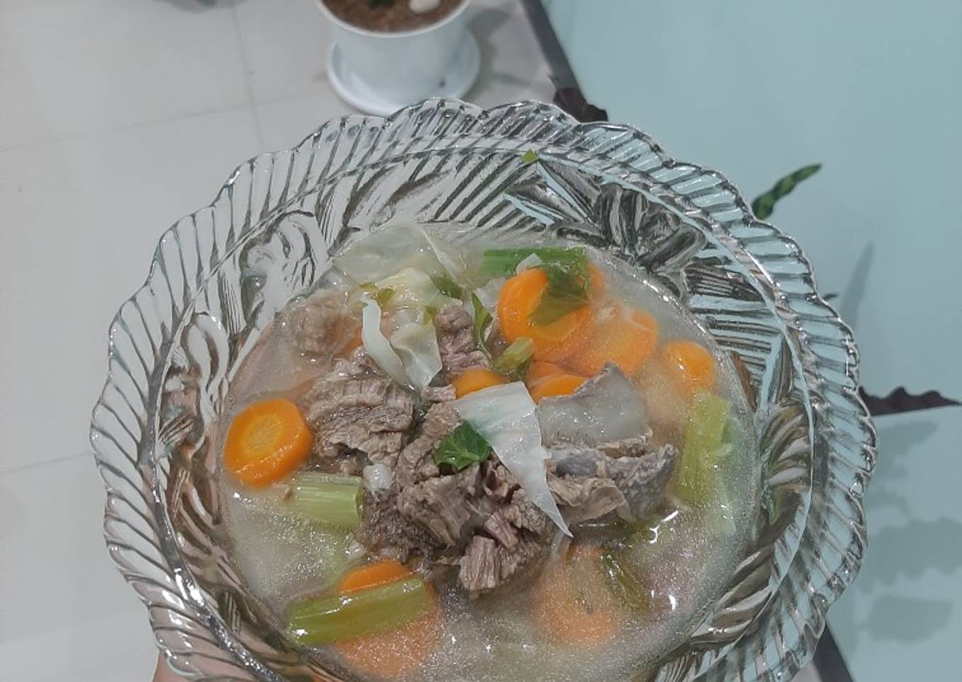 Sayur Sop Bening Daging Sapi Simple