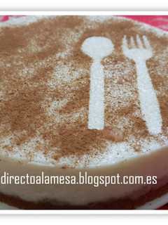 Una foto de Tarta de arroz con leche
