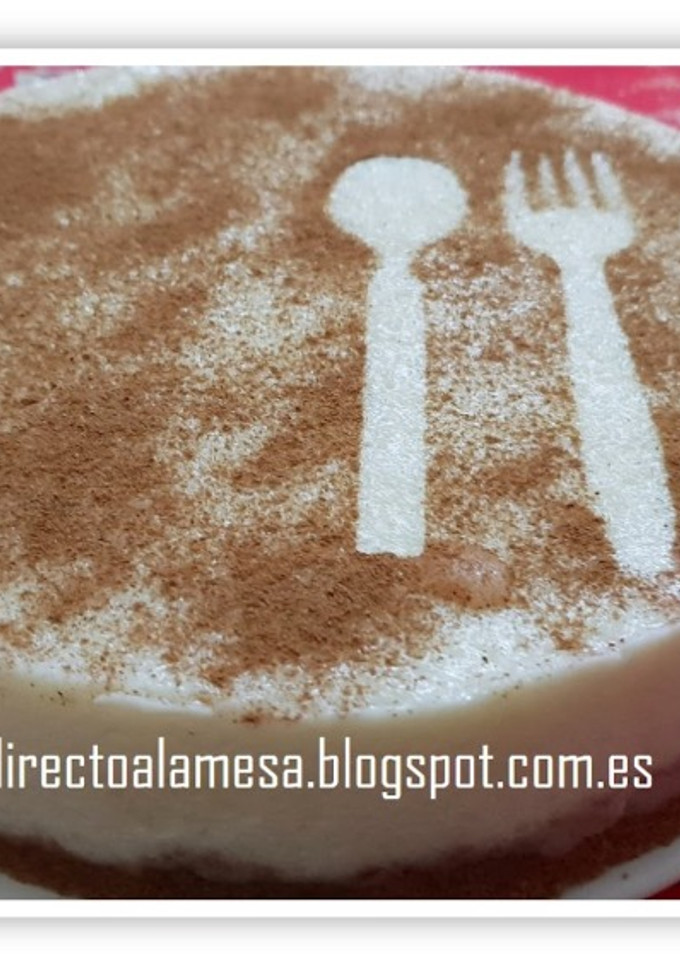 Una foto de Tarta de arroz con leche