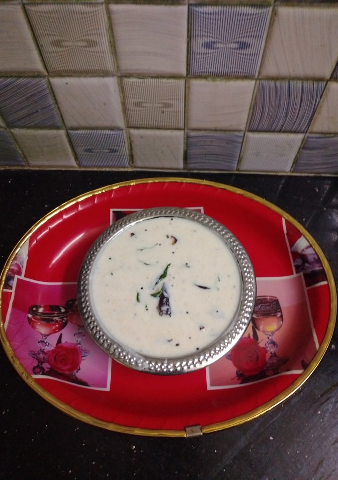 *தஞ்சாவூர் சைடு, டாங்கர் பச்சடி*(dangar pachadi recipe in tamil) செய்முறை முக்கிய புகைப்படம்