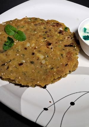 A picture of # Thalipeeth.