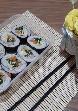 Foto resep Kimbap korea