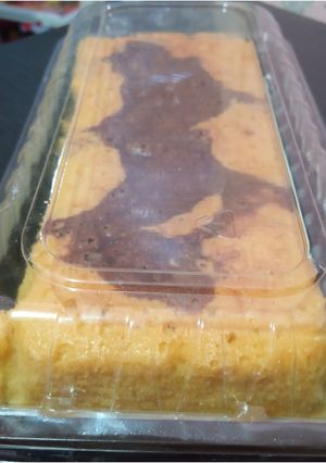 Foto resep Marble butter cake dg tehnik au Bain marie