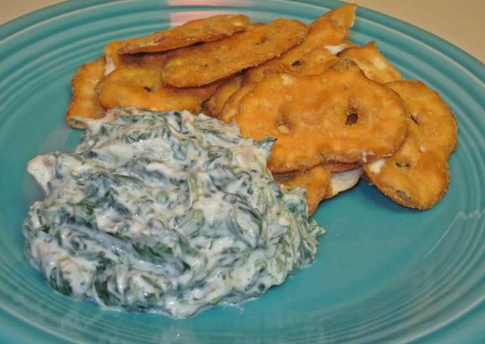 Larry's easy spinach dip
