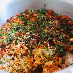 Chicken biryani A picture of Chicken biryani.