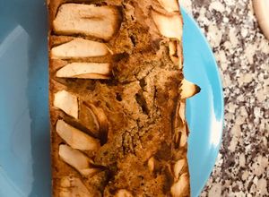 Foto principal de Bizcocho de manzana sano (real food)