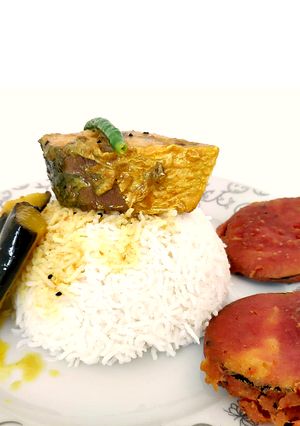 ইলিশ বেগুনের তেল ঝাল(ilish beguner tel jhal recipe in bengali) রেসিপির প্রধান ছবি
