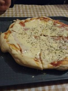 Una foto de Pizza casera facil