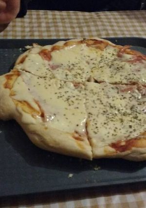 Una foto de Pizza casera facil