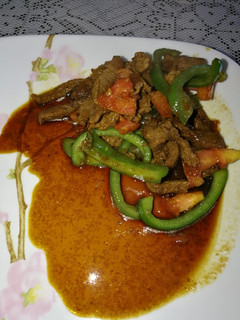 A picture of My beef stir fry.