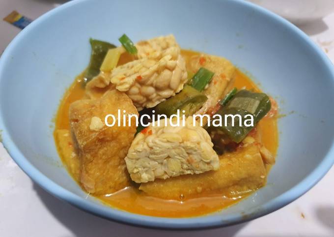 Terong tahu tempe masak ndeso