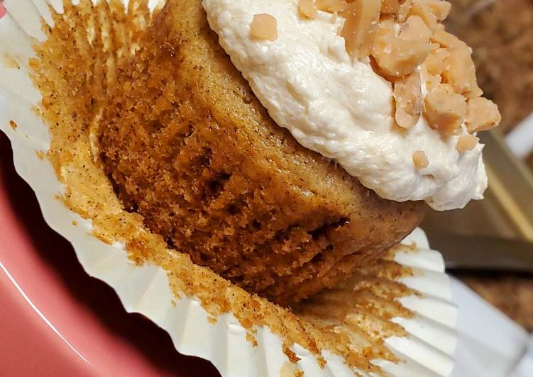 Steps to Make Ultimate Vegan spiced apple cupcakes