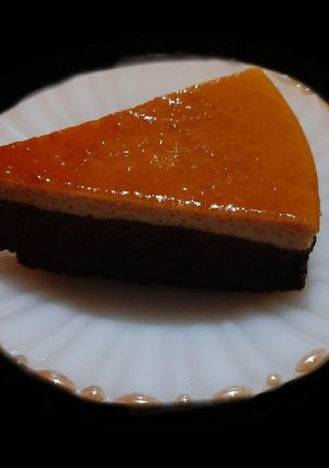 Una foto de Pastel imposible / Chocoflan