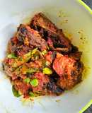 Sambal balado ikan patin pete