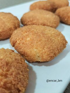 Una foto de Galletas de queso y coco en airfryer
