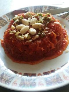 A picture of Gajar ka halwa.