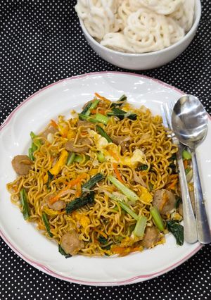 Foto resep Mie Goreng Burung Dara