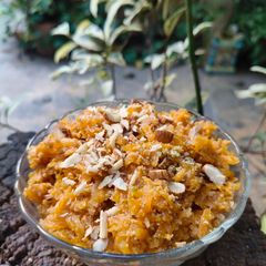A picture of Gajar Halwa.