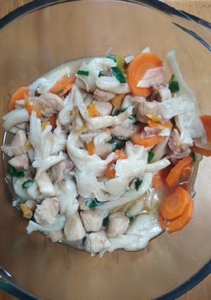 Foto resep Tumis ayam wortel jamur tiram