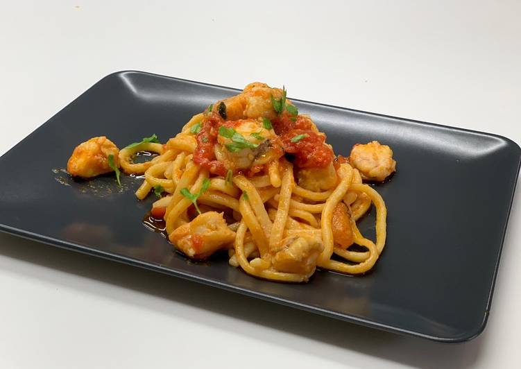 Scialatielli freschi con Rana pescatrice